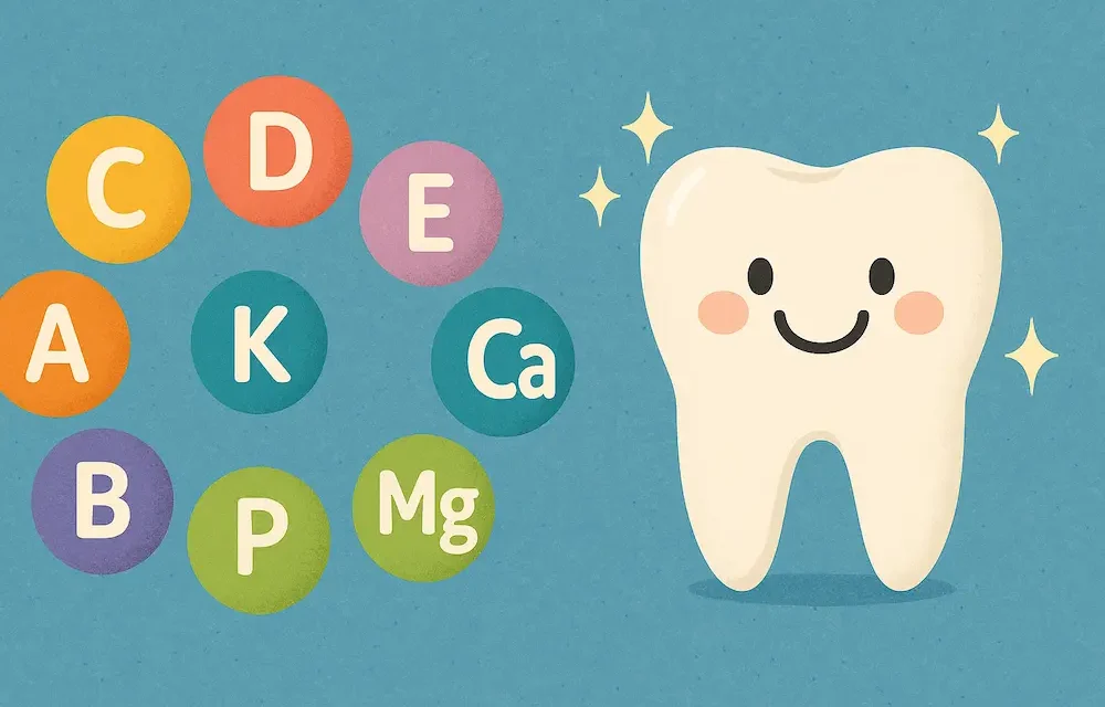 Vitamine și minerale pentru un zâmbet puternic: nutrienţi esenţiali pentru dinţi şi gingii sănătoase